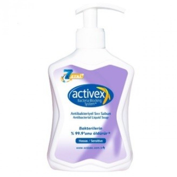 Мило Activex антибактеріальне для чутливої шкіри 300мл - image-0